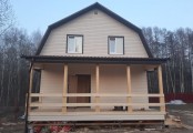 Фото со стройплощадок - Каркасный дом 7х11 м.