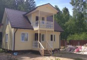 Фото со стройплощадок - Дом по проекту К-107