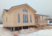 Фото со стройплощадок - Каркасный дом 12х10 м.