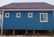 Фото со стройплощадок - Каркасный дом 8х10 м.