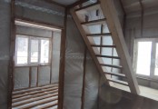 Фото со стройплощадок - Каркасный дом 8х10 м.