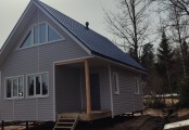 Фото со стройплощадок - Каркасный дом 6х8,5 м.
