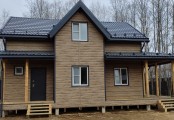 Фото со стройплощадок - Каркасный дом 7х11 м.