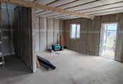 Фото со стройплощадок - Каркасный дом 7х11 м.