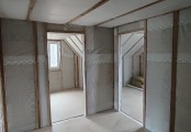 Фото со стройплощадок - Каркасный дом 7х11 м.