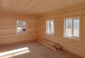 Фото со стройплощадок - Каркасный дом 8х8 м.