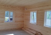 Фото со стройплощадок - Каркасный дом 8х8 м.