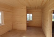 Фото со стройплощадок - Каркасный дом 8х8 м.