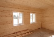 Фото со стройплощадок - Каркасный дом 8х8 м.