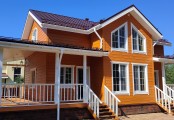 Фото со стройплощадок - Каркасный дом 7,5х12 м.