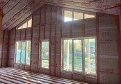 Фото со стройплощадок - Каркасный дом 12х14 м.