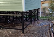 Фото со стройплощадок - Каркасный дом 8х9 м.