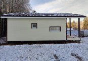 Фото со стройплощадок - Каркасный дом 8х10 м.