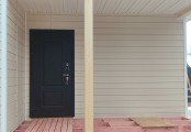 Фото со стройплощадок - Каркасный дом 8х8 м.