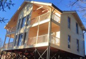 Фото со стройплощадок - Каркасный дом 9х12 м.