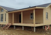 Фото со стройплощадок - Каркасный дом 10х12 м.