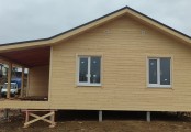 Фото со стройплощадок - Каркасный дом 10х12 м.