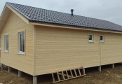Фото со стройплощадок - Каркасный дом 10х12 м.