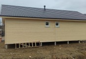 Фото со стройплощадок - Каркасный дом 10х12 м.