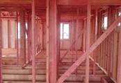 Фото со стройплощадок - Каркасный дом 10х12 м.
