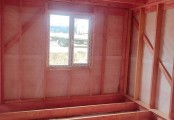 Фото со стройплощадок - Каркасный дом 10х12 м.
