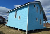 Фото со стройплощадок - Каркасный дом 11х10 м.