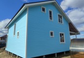 Фото со стройплощадок - Каркасный дом 11х10 м.