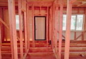 Фото со стройплощадок - Каркасный дом 11х10 м.