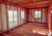 Фото со стройплощадок - Каркасный дом 11х10 м.