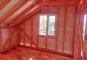 Фото со стройплощадок - Каркасный дом 11х10 м.