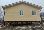 Фото со стройплощадок - Каркасный дом 9х9,4 м.