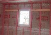 Фото со стройплощадок - Каркасный дом 9х9,4 м.
