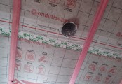 Фото со стройплощадок - Каркасный дом 9х9,4 м.