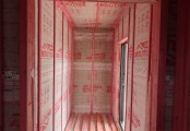 Фото со стройплощадок - Каркасный дом 9х9,4 м.