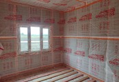 Фото со стройплощадок - Каркасный дом 7,6х11,7 м.