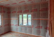 Фото со стройплощадок - Каркасный дом 7,6х11,7 м.