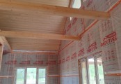 Фото со стройплощадок - Каркасный дом 7,6х11,7 м.