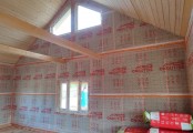 Фото со стройплощадок - Каркасный дом 7,6х11,7 м.