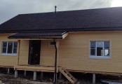 Фото со стройплощадок - Каркасный дом 7,6х11,7 м.