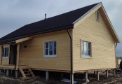 Фото со стройплощадок - Каркасный дом 7,6х11,7 м.