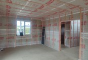 Фото со стройплощадок - Каркасный дом 8х12 м.