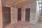 Фото со стройплощадок - Каркасный дом 9,5х13 м.