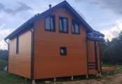Фото со стройплощадок - Каркасный дом 9,5х13 м.