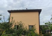 Фото со стройплощадок - Каркасный дом 7,5х7,5 м.