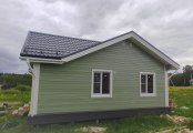 Фото со стройплощадок - Дом из бруса 9х10 м.