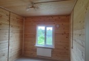 Фото со стройплощадок - Дом из бруса 9х10 м.