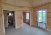 Фото со стройплощадок - Дом из бруса 9х10 м.