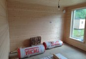 Фото со стройплощадок - Каркасный дом 7х9 м.