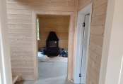Фото со стройплощадок - Каркасный дом 7,5х7,5 м.