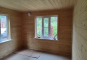 Фото со стройплощадок - Каркасный дом 7,5х7,5 м.